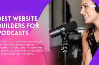 Best website builders for podcasts