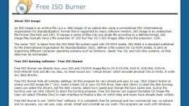 Free ISO Burner