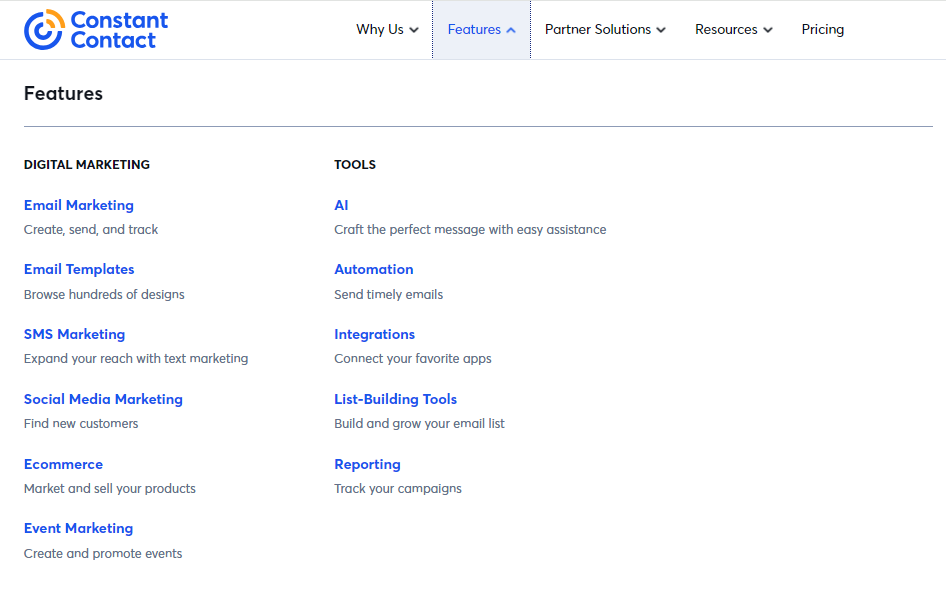 Constant Contact Review: Feature, Pricing & More 4 Screenshot 2024 09 06 152612