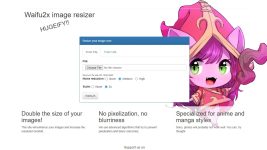 Waifu2x Image Resizer