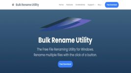 Bulk Rename Utility Home Page