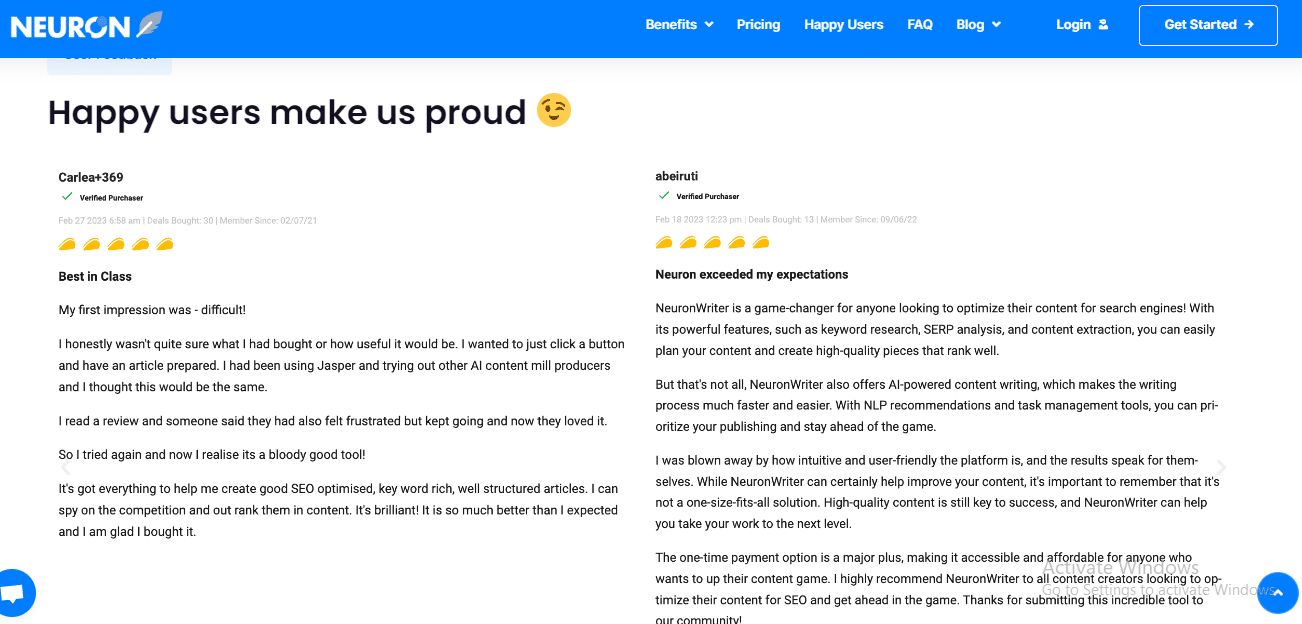 NeuronWriter Review