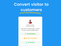 Click2Contact App - WhatsApp Chat Widget