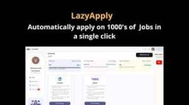 Automates your job search on platforms like Linkedin, Indeed, and Ziprecruiter. Create your profile, Choose your job search parameters like ( remote, fulltime, salary,.) and apply for 1000's of jobs in a single click.