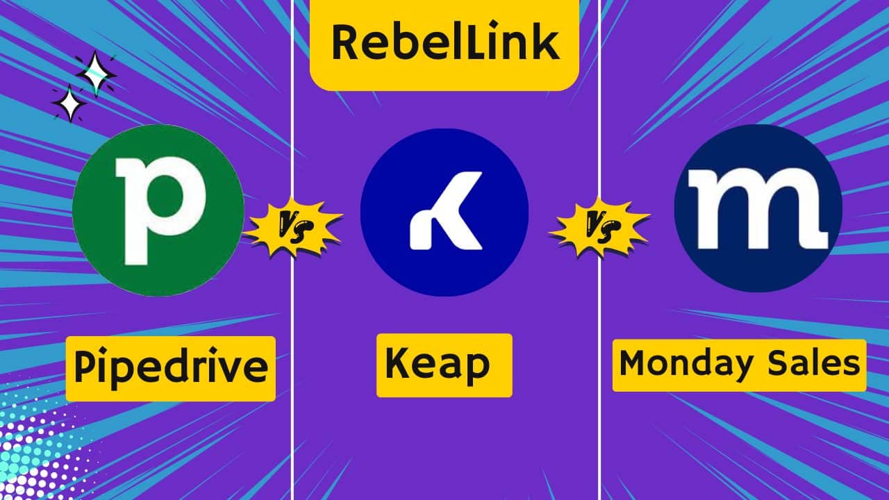 Pipedrive vs. Keap vs. Monday Sales CRM