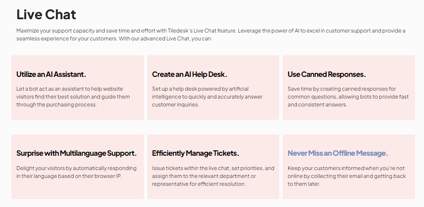 Tiledesk Review: Features, Pricing And More 8 Tiledesk Review