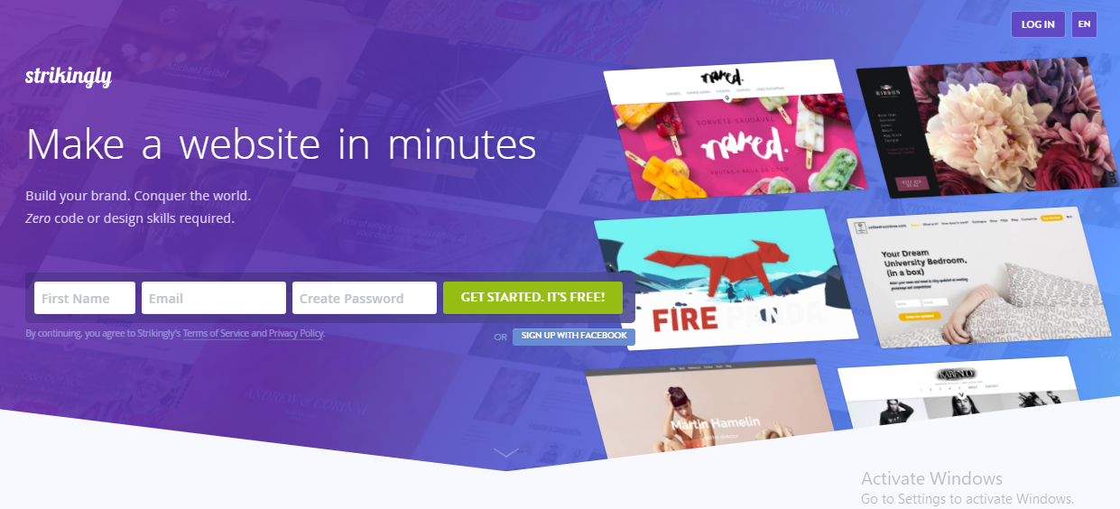 Strikingly Review: Features, Pricing & More 2 Screenshot 2024 09 14 112250
