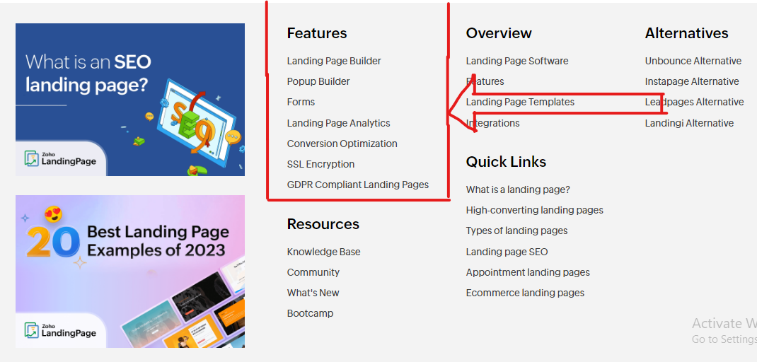 Zoho Landing Page Review: Features, Pricing & More 4 Screenshot 2024 09 14 171724
