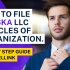 How To File Utah LLC Articles of Organization