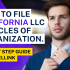 How To File District of Columbia LLC Articles of Organization