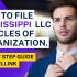 How To File Washington LLC Articles of Organization
